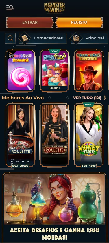 monsterwin mobile page